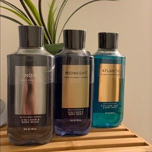 Bath and body works men’s shower set.